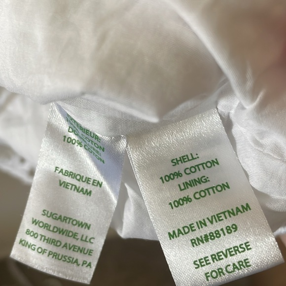 Lilly Pulitzer White Eyelet Flutter Sleeve Blouse XXS - Picture 4 of 5